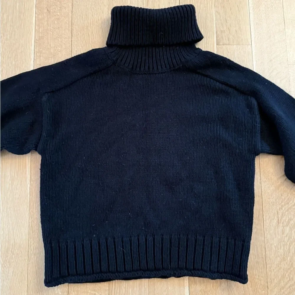 Black Turtleneck Sweater from Zara